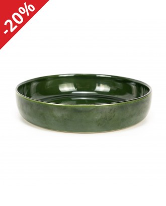 Bol ceramic pentru paste, 20 cm, Citrino Green - VILLACER